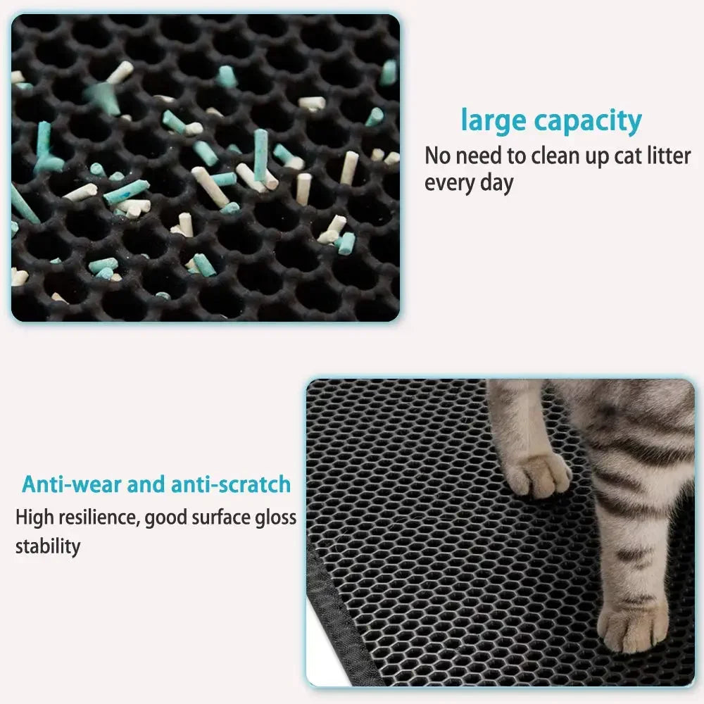 KAMANLONG Waterproof Cat Litter Mat – Durable, Hygienic & Easy to Clean