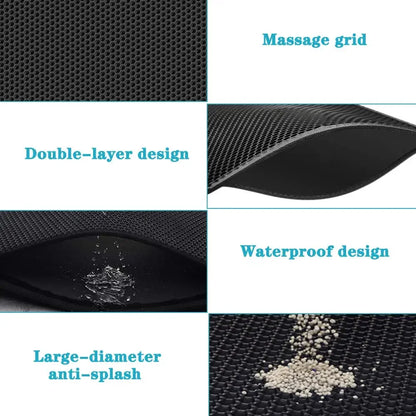 KAMANLONG Waterproof Cat Litter Mat – Durable, Hygienic & Easy to Clean