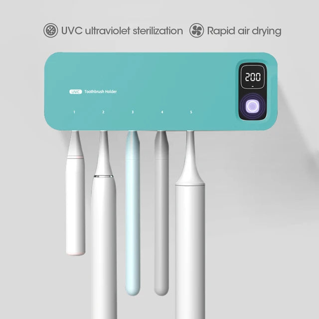 Smart UV Disinfection Toothbrush Holder