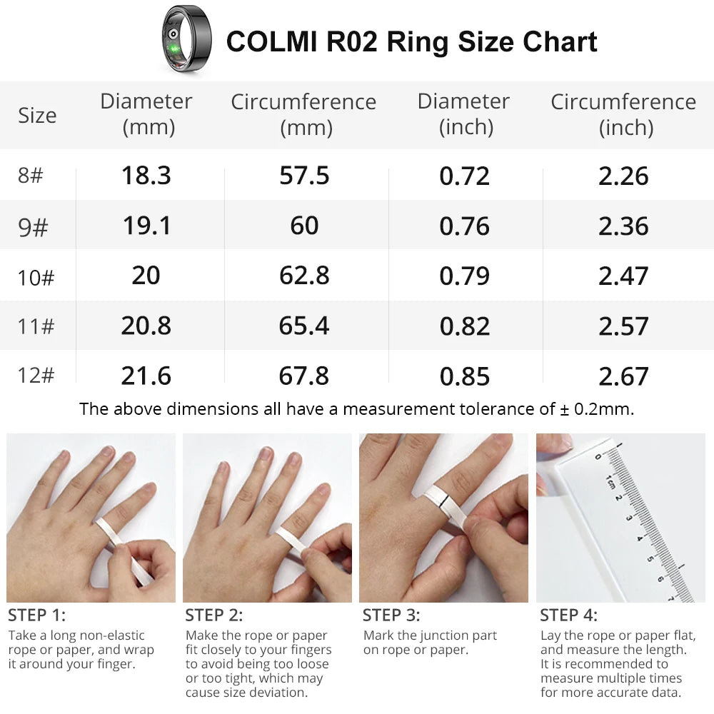 COLMI R02 Smart Ring