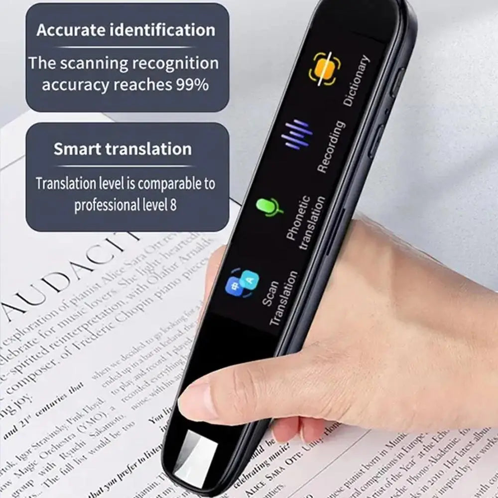 CUJMH Intelligent Scanning Dictionary Pen – Multi-Language Translation & Smart OCR Reader