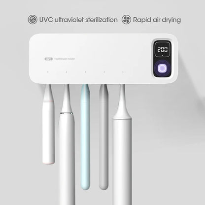 Smart UV Disinfection Toothbrush Holder