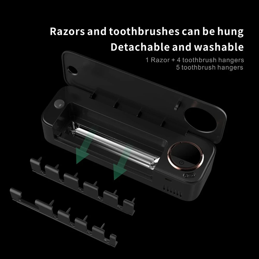 Smart UV Disinfection Toothbrush Holder