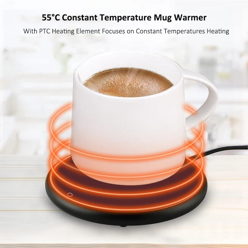 BAIHUAN USB Mug Warmer – Electric Cup Heater for Coffee, Tea & Milk